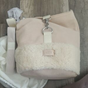 UGG Women's Convertible Backpack Bag in Pink and Cream